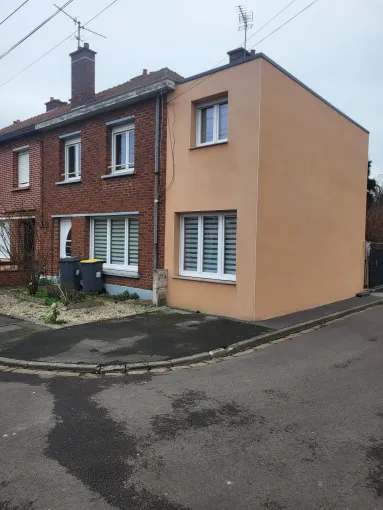 Livraison d'une extension de maison à Fretin, Seclin, FACO-RENO