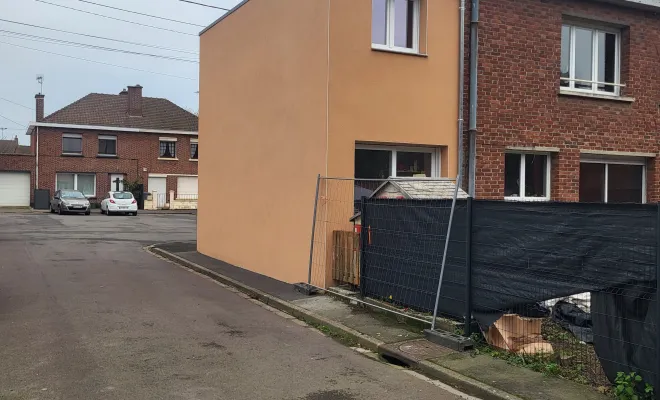 Livraison d'une extension de maison à Fretin, Seclin, FACO-RENO