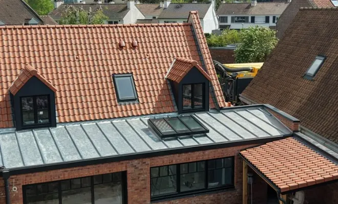 Realisation d'une extension et la modification de la toiture principale sur bondues, Seclin, FACO-RENO