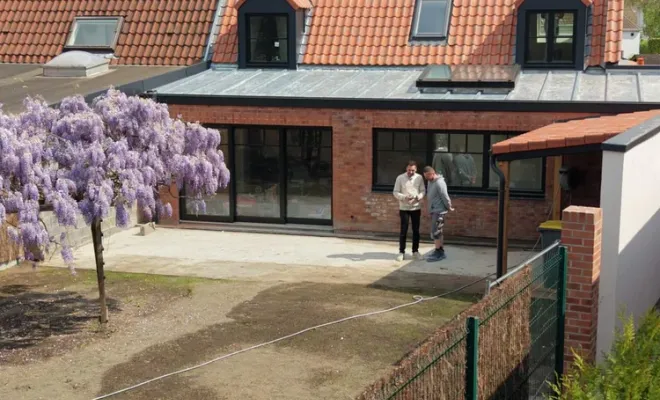 Réalisation extension en brique et réfection des toitures à Bondues, Seclin, FACO-RENO