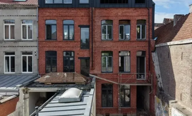 Création d'une boite façade arrière bâtiment de Lille, Seclin, FACO-RENO