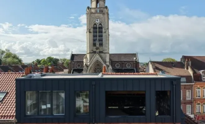 Création d'une boite façade arrière bâtiment de Lille, Seclin, FACO-RENO
