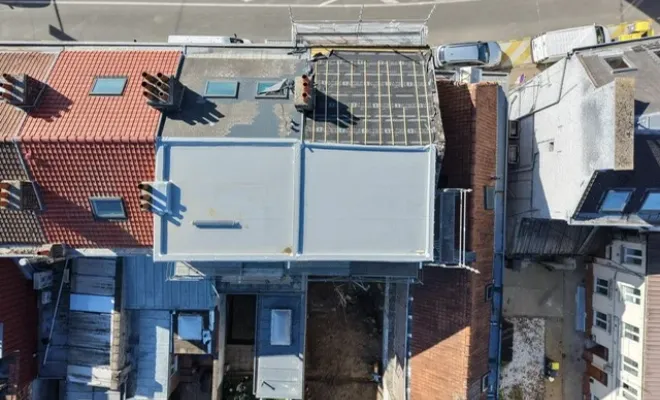 Création d'une boite façade arrière bâtiment de Lille, Seclin, FACO-RENO